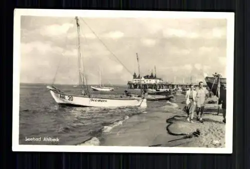 Seebad Ahlbeck, Strand, Boot, Seebrücke - 418134