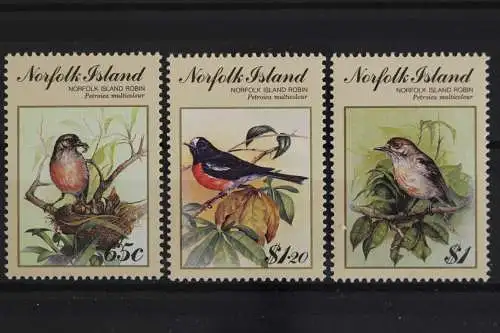 Norfolk-Inseln, MiNr. 490-492, Vögel, Birdpex, postfrisch - 632966