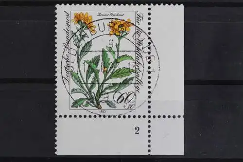 Deutschland (BRD), MiNr. 1189, Ecke re. u, FN 2, zentrischer Stempel - 632178