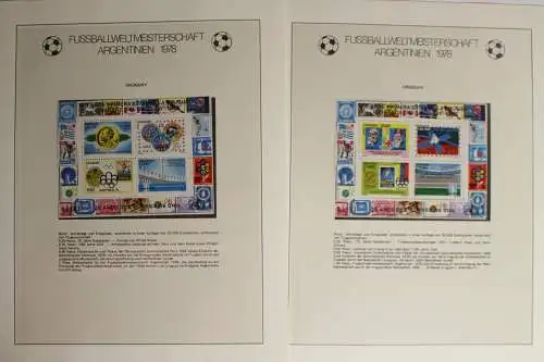 Fussballweltmeisterschaft Argentinien 1978, im Lindner Vordruck - 702775