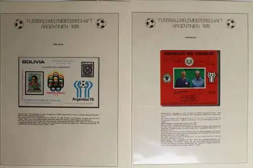 Fussballweltmeisterschaft Argentinien 1978, im Lindner Vordruck - 702775