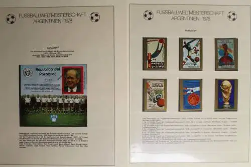 Fussballweltmeisterschaft Argentinien 1978, im Lindner Vordruck - 702775