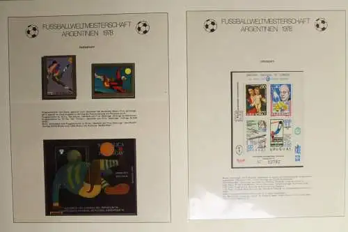 Fussballweltmeisterschaft Argentinien 1978, im Lindner Vordruck - 702775