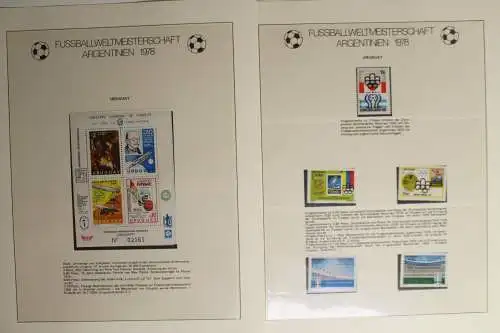 Fussballweltmeisterschaft Argentinien 1978, im Lindner Vordruck - 702775