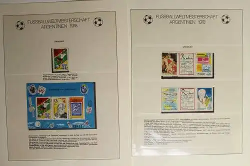 Fussballweltmeisterschaft Argentinien 1978, im Lindner Vordruck - 702775