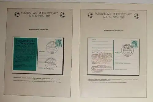 Fussballweltmeisterschaft Argentinien 1978, im Lindner Vordruck - 702775