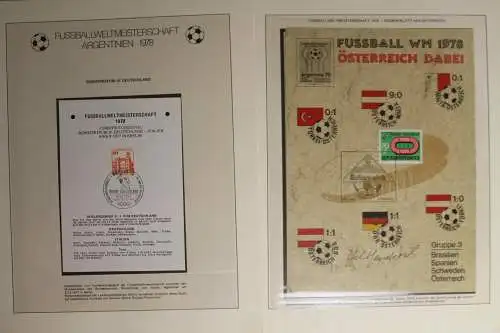 Fussballweltmeisterschaft Argentinien 1978, im Lindner Vordruck - 702775