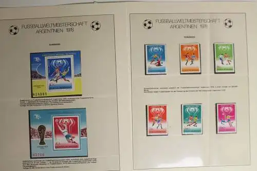 Fussballweltmeisterschaft Argentinien 1978, im Lindner Vordruck - 702775