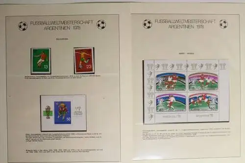 Fussballweltmeisterschaft Argentinien 1978, im Lindner Vordruck - 702775