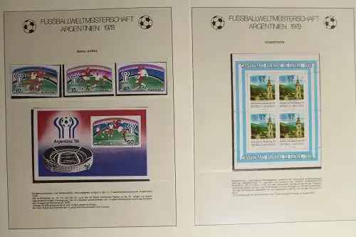 Fussballweltmeisterschaft Argentinien 1978, im Lindner Vordruck - 702775