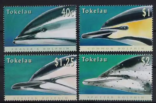 Tokelau-Inseln, MiNr. 234-237, Delphine, postfrisch - 633317