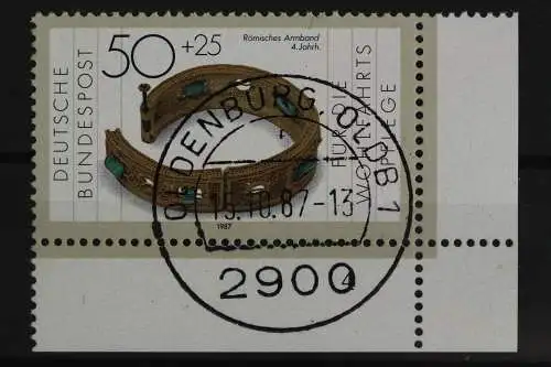 Deutschland (BRD), MiNr. 1333, Ecke re. unten, FN 4, EST - 632144