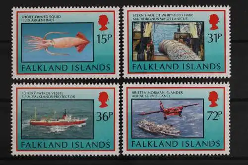 Falklandinseln, MiNr. 588-591, Fischerei, postfrisch - 633471