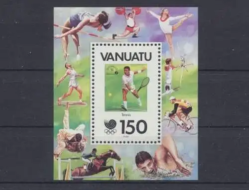 Vanuatu, MiNr. Block 11, Tennis, postfrisch - 693987