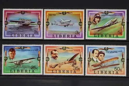 Liberia, Flugzeuge, MiNr. 1047-1052, postfrisch - 694138