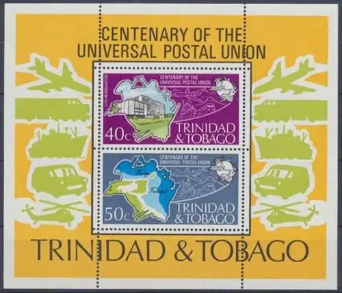 Trinidad und Tobago, Flugzeuge, MiNr. Block 12, postfrisch - 694144