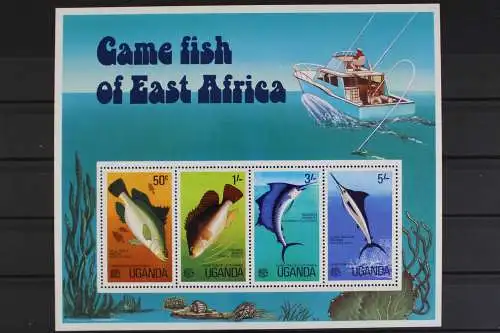 Uganda, MiNr. Block 4, Fische, postfrisch - 635071