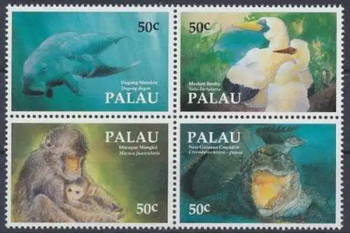 Palau, MiNr. 606-609, Viererblock, postfrisch - 694183