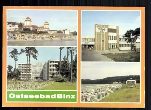 Binz, Rügen, Kurhaus, Strand, Restaurant Riga, FDGB-Erholungsheim Wolin - 418455