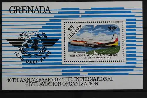 Grenada, MiNr. Block 140, Flugzeug, postfrisch - 635442