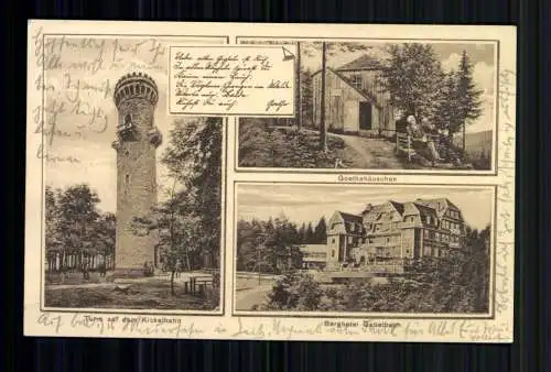 Ilmenau, Thüringen, Turm, Goethehäuschen, Berghotel Gabelbach - 418189