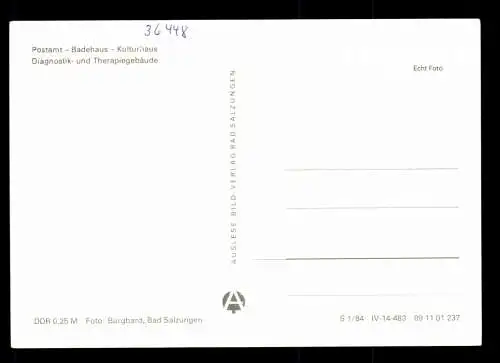 Bad Liebenstein/Thür., Postamt, Badehaus, Kulturhaus, Therapiegebäude - 418680