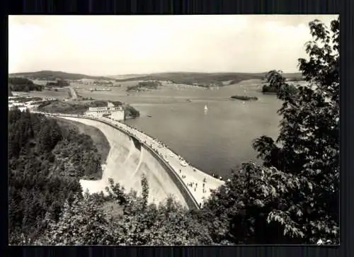 Talsperre Pöhl bei Plauen/Vogtl., Staumauer - 418361