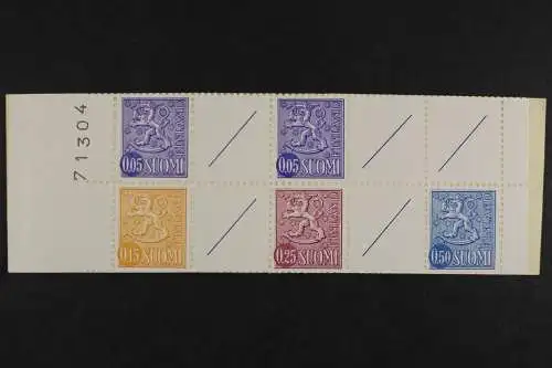 Finnland, MiNr. MH 4, violetter Stempel "neue Gebühren", postfrisch - 635972