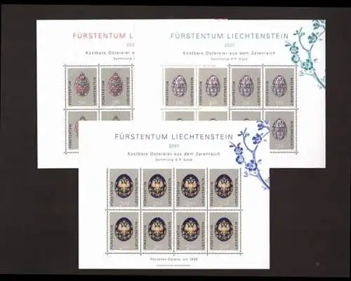 Liechtenstein, MiNr. 1259-1261 KB, postfrisch - 694193