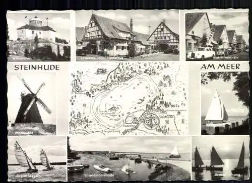 Steinhude, Wihelmstein, Windmühle, Fischerhus, Strandpromenade - 419062