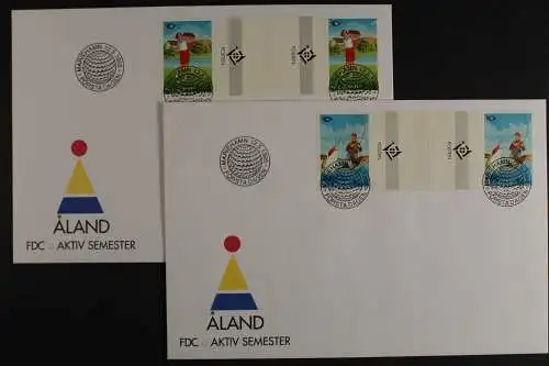 Aland, MiNr. 102-103, Zwischenstegpaare, FDC - 635793