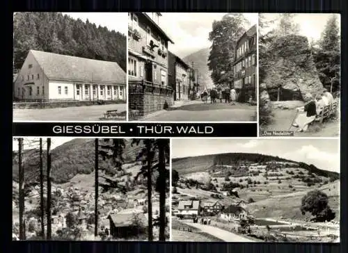 Giessübel, Thür. Wald, Teilansichten, Kulturhaus, "Das Nadelöhr" - 419067