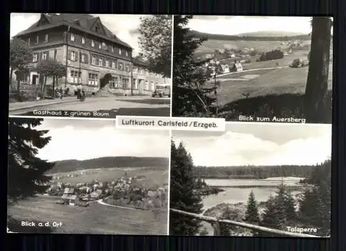 Carlsfeld/Erzgeb.,Gasthaus z. grünen Baum, Blick zum Auersberg - 418321