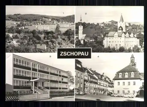 Zschopau/Sachsen, Schloß Wildeck, Oberschule, Platz der Befreiung - 419107