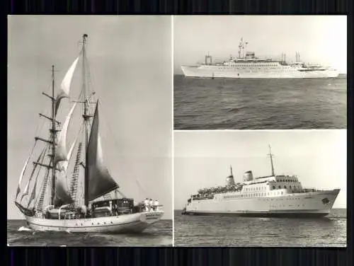 Segelschulschiff W. Pieck, Urlauberschiff, Fährschiff "Saßnitz" - 419574