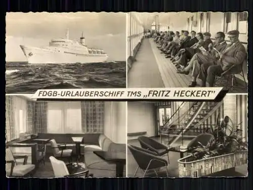 FDGB-Urlauberschiff TMS "Fritz Heckert", Innenansichten - 419578