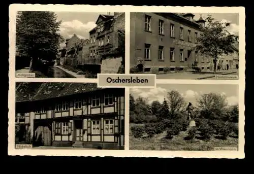 Oschersleben, Mühlgraben, Heimatmuseum, Nickelkulk, Wiesenpark - 419935