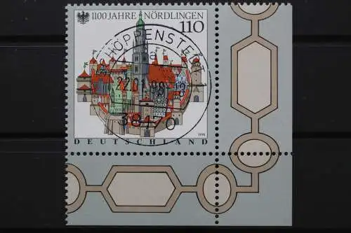 Deutschland (BRD), MiNr. 1965, Ecke re. unten, zentrischer Stempel, EST - 636869