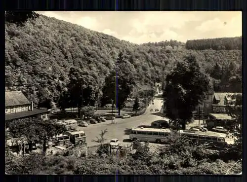 Treseburg/Harz, Strassenansicht, Busse - 419518