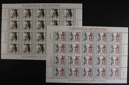 Liechtenstein, MiNr. 1215-1216, Kleinbögen, postfrisch - 636478