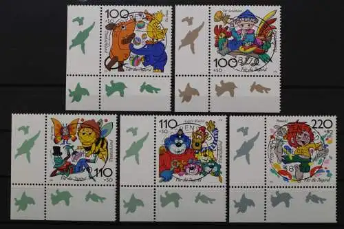 Deutschland, MiNr. 1990-1994, Ecken li. unten, zentrische Stempel, EST - 636854