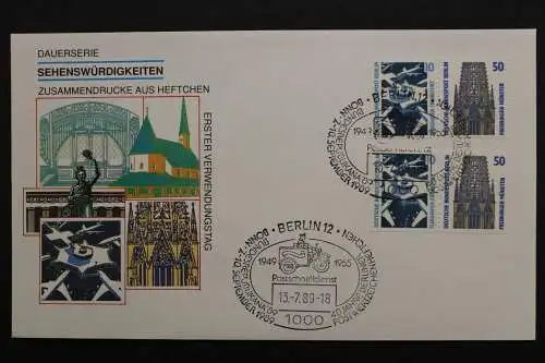 Berlin, MiNr. W 89 + W 90, ESST Berlin, FDC - 636651