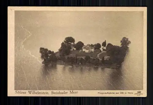 Schloss Wilhemstein, Steinhuder Meer, Fliegeraufnahme aus 200 m Höhe - 419204