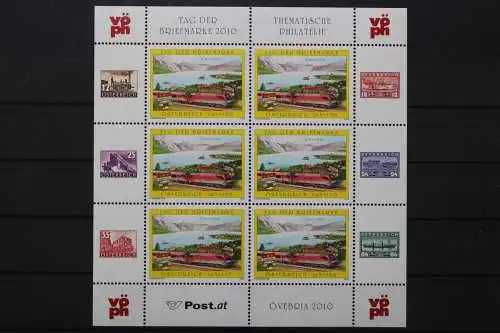 Österreich, MiNr. 2887, Kleinbogen, Eisenbahn, postfrisch - 637735