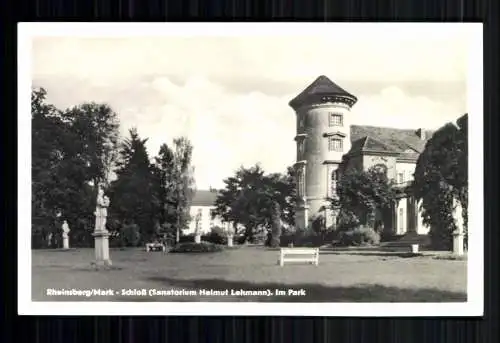 Rheinsberg/Mark, Schloß - Sanatorium Helmut Lehmann, im Park - 419472