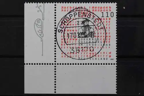 Deutschland (BRD), MiNr. 2098, Ecke li. unten, zentrischer Stempel, EST - 637047