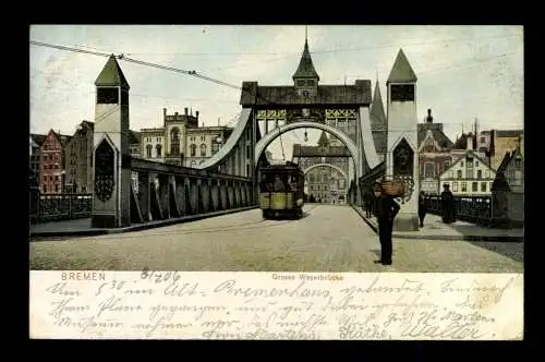 Bremen, Grosse Weserbrücke - 420213