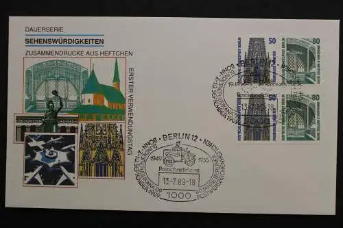 Berlin, MiNr. W 87 + W 88, ESST Berlin, FDC - 636649