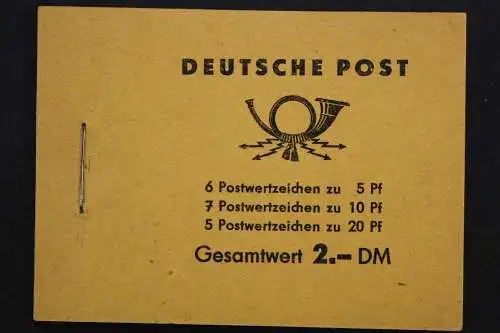 DDR, MiNr. MH 3 b 2, Druck nach rechts verschoben, postfrisch - 638482