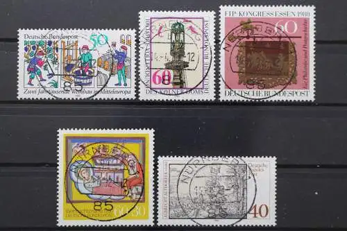 Deutschland (BRD), MiNr. 1063-1067, zentrisch Nürnberg, gestempelt - 640424